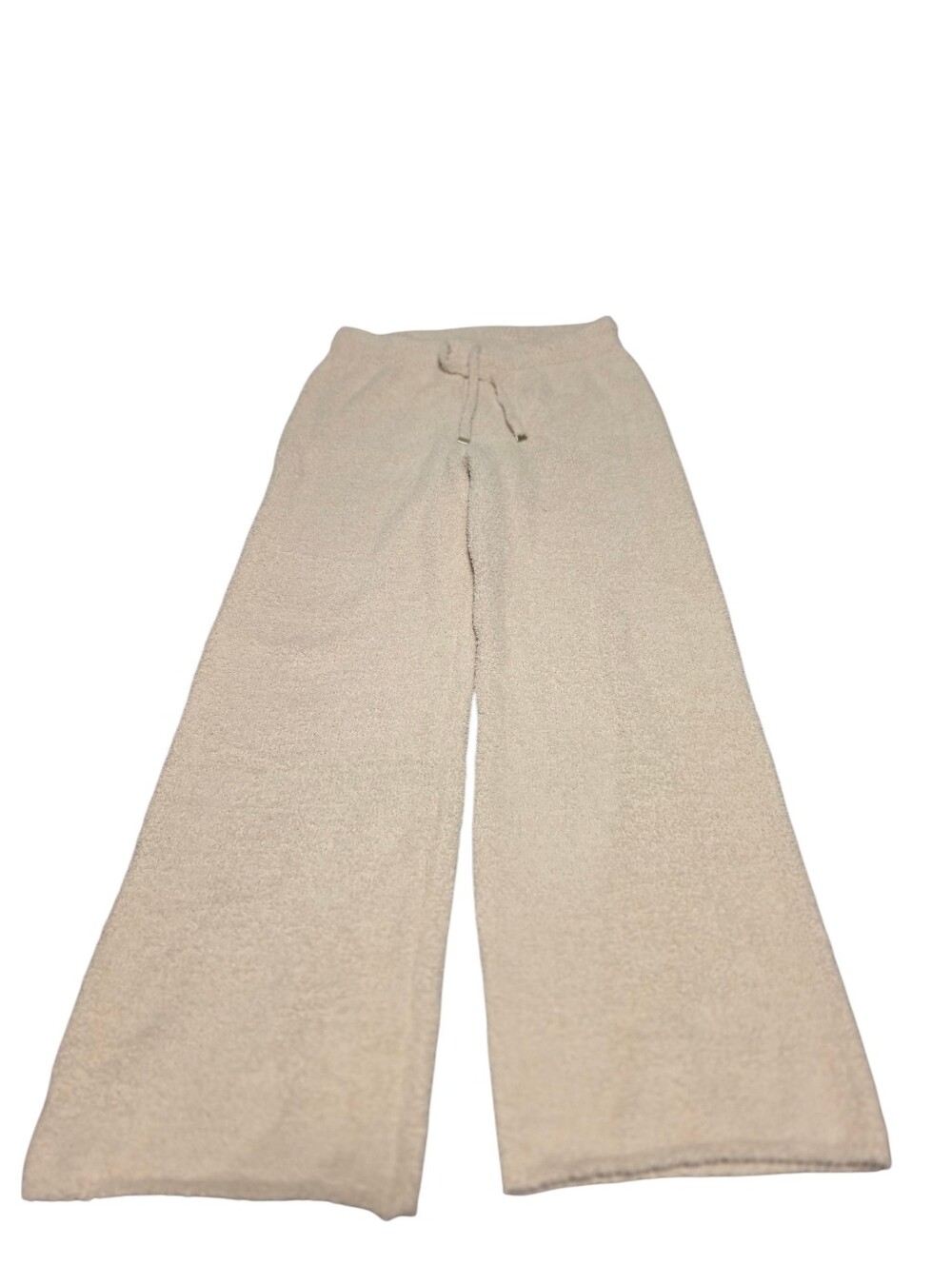 Cupcakes & Cashmere Fuzzy Cream Drawstring Cozy Lounge Pants Size M EUC